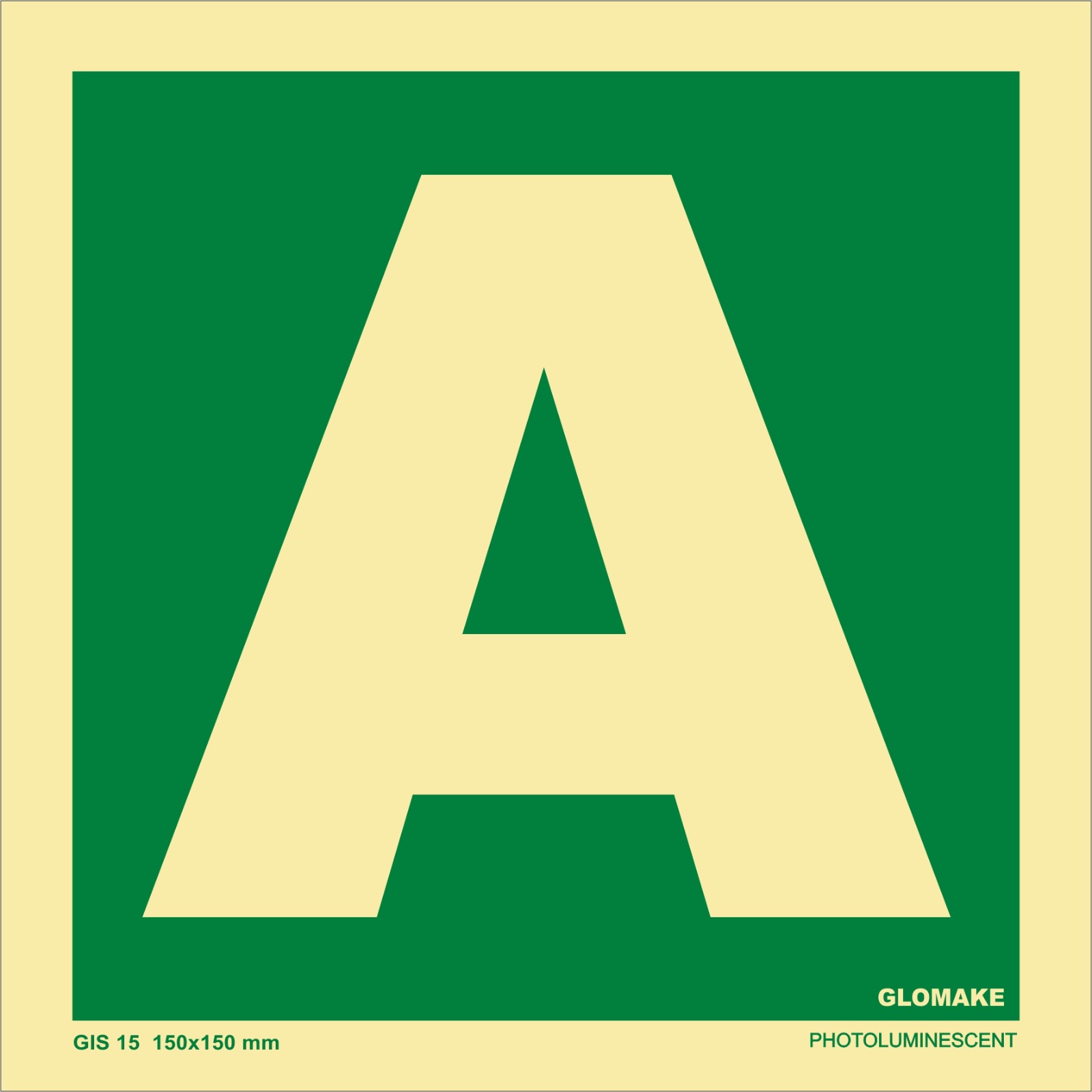 FIRE EXTINGUISHER IDENTIFICATION (LETTER A)
(GIS 15)